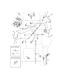 Electrical parts for Craftsman Front-Engine Lawn Tractor 917288671 from AppliancePartsPros.com