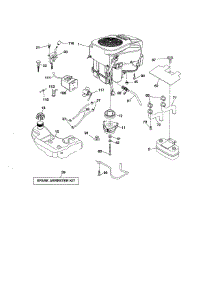 Engine parts for Craftsman Front-Engine Lawn Tractor 917288673 from AppliancePartsPros.com