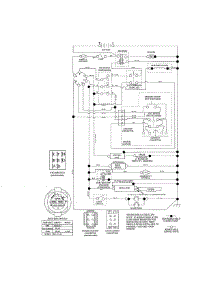 Schematic Diagram parts for Craftsman Front-Engine Lawn Tractor 917288673 from AppliancePartsPros.com