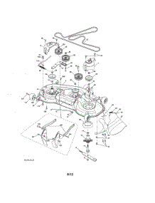 Mower Deck parts for Craftsman Front-Engine Lawn Tractor 917288900 from AppliancePartsPros.com