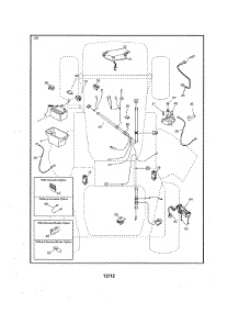 Electrical parts for Craftsman Front-Engine Lawn Tractor 917289031 from AppliancePartsPros.com