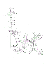 Steering parts for Craftsman Front-Engine Lawn Tractor 917289031 from AppliancePartsPros.com