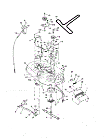 Mower Deck parts for Craftsman Front-Engine Lawn Tractor 917289031 from AppliancePartsPros.com
