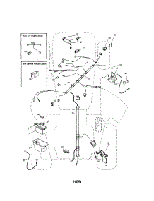Electrical parts for Craftsman Front-Engine Lawn Tractor 917289070 from AppliancePartsPros.com