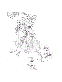 Mower Deck parts for Craftsman Front-Engine Lawn Tractor 917289071 from AppliancePartsPros.com