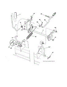 Lift Assembly parts for Craftsman Front-Engine Lawn Tractor 917289071 from AppliancePartsPros.com