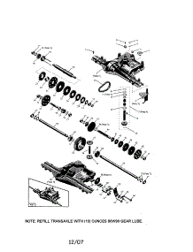 Transaxle parts for Craftsman Front-Engine Lawn Tractor 917289072 from AppliancePartsPros.com