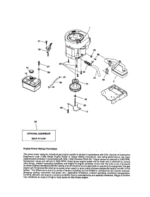 Engine parts for Craftsman Front-Engine Lawn Tractor 917289072 from AppliancePartsPros.com