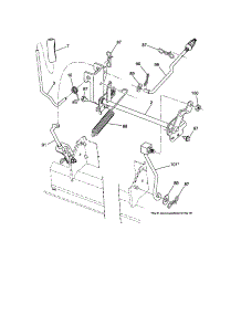 Lift parts for Craftsman Front-Engine Lawn Tractor 917289073 from AppliancePartsPros.com