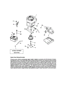 Engine parts for Craftsman Front-Engine Lawn Tractor 917289080 from AppliancePartsPros.com