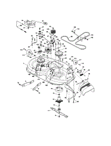 Mower Deck parts for Craftsman Front-Engine Lawn Tractor 917289080 from AppliancePartsPros.com