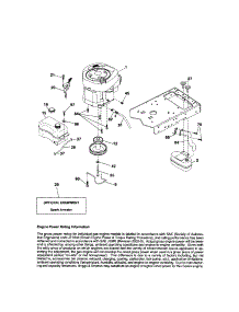 Engine parts for Craftsman Front-Engine Lawn Tractor 917289100 from AppliancePartsPros.com