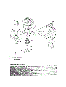 Engine parts for Craftsman Front-Engine Lawn Tractor 917289101 from AppliancePartsPros.com