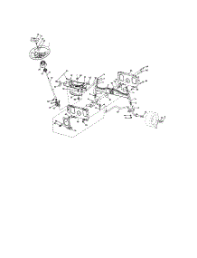 Steering parts for Craftsman Front-Engine Lawn Tractor 917289101 from AppliancePartsPros.com