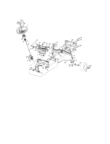 Steering parts for Craftsman Front-Engine Lawn Tractor 917289102 from AppliancePartsPros.com