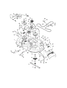 Mower Deck parts for Craftsman Front-Engine Lawn Tractor 917289102 from AppliancePartsPros.com