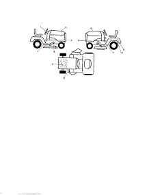 Decals parts for Craftsman Front-Engine Lawn Tractor 917289103 from AppliancePartsPros.com
