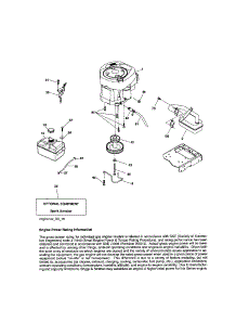 Engine parts for Craftsman Front-Engine Lawn Tractor 917289104 from AppliancePartsPros.com