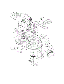Mower Deck parts for Craftsman Front-Engine Lawn Tractor 917289104 from AppliancePartsPros.com