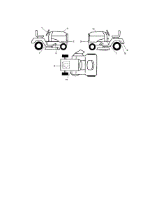 Decals parts for Craftsman Front-Engine Lawn Tractor 917289104 from AppliancePartsPros.com