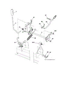 Lift parts for Craftsman Front-Engine Lawn Tractor 917289104 from AppliancePartsPros.com