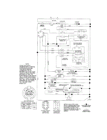Schematic Diagram parts for Craftsman Front-Engine Lawn Tractor 917289104 from AppliancePartsPros.com