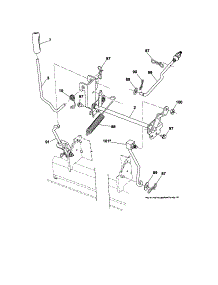 Lift parts for Craftsman Front-Engine Lawn Tractor 917289105 from AppliancePartsPros.com