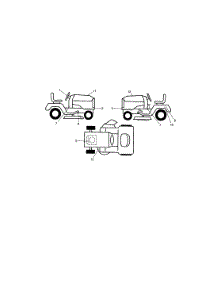 Decals parts for Craftsman Front-Engine Lawn Tractor 917289106 from AppliancePartsPros.com