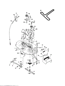 Mower Deck parts for Craftsman Front-Engine Lawn Tractor 917289130 from AppliancePartsPros.com