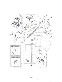Electrical parts for Craftsman Front-Engine Lawn Tractor 917289140 from AppliancePartsPros.com