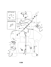 Electrical parts for Craftsman Front-Engine Lawn Tractor 917289180 from AppliancePartsPros.com