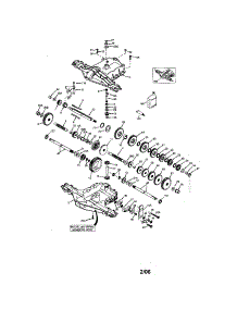 Peerless Transaxle parts for Craftsman Front-Engine Lawn Tractor 917289210 from AppliancePartsPros.com