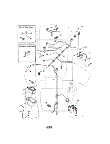Electrical parts for Craftsman Front-Engine Lawn Tractor 917289210 from AppliancePartsPros.com