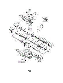 Transaxle parts for Craftsman Front-Engine Lawn Tractor 917289211 from AppliancePartsPros.com