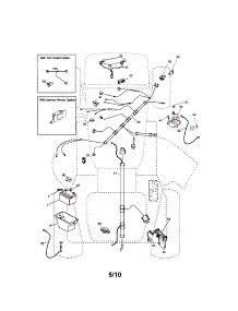 Electrical parts for Craftsman Front-Engine Lawn Tractor 917289211 from AppliancePartsPros.com