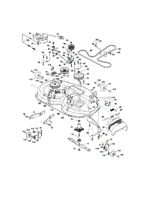 Mower Deck parts for Craftsman Front-Engine Lawn Tractor 917289211 from AppliancePartsPros.com