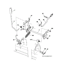 Lift parts for Craftsman Front-Engine Lawn Tractor 917289211 from AppliancePartsPros.com