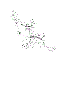 Steering parts for Craftsman Front-Engine Lawn Tractor 917289220 from AppliancePartsPros.com