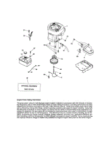 Engine parts for Craftsman Front-Engine Lawn Tractor 917289221 from AppliancePartsPros.com