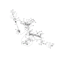 Steering parts for Craftsman Front-Engine Lawn Tractor 917289221 from AppliancePartsPros.com