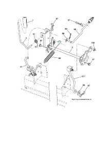 Lift parts for Craftsman Front-Engine Lawn Tractor 917289221 from AppliancePartsPros.com