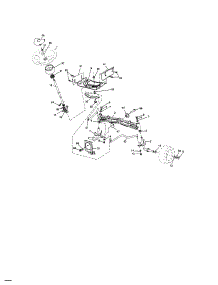 Steering parts for Craftsman Front-Engine Lawn Tractor 917289240 from AppliancePartsPros.com