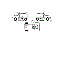 Decals parts for Craftsman Front-Engine Lawn Tractor 917289240 from AppliancePartsPros.com
