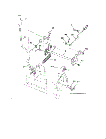 Lift parts for Craftsman Front-Engine Lawn Tractor 917289243 from AppliancePartsPros.com