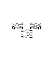 Decals parts for Craftsman Front-Engine Lawn Tractor 917289244 from AppliancePartsPros.com