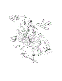 Mower Deck parts for Craftsman Front-Engine Lawn Tractor 917289250 from AppliancePartsPros.com