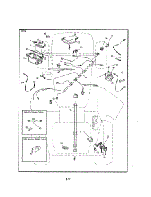 Electrical parts for Craftsman Front-Engine Lawn Tractor 917289254 from AppliancePartsPros.com