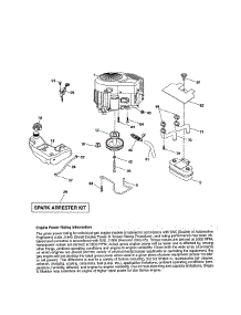Engine parts for Craftsman Front-Engine Lawn Tractor 917289254 from AppliancePartsPros.com
