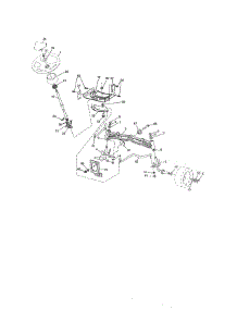 Steering Assembly parts for Craftsman Front-Engine Lawn Tractor 917289254 from AppliancePartsPros.com