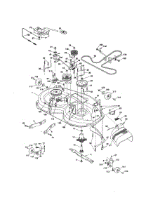 Mower Deck parts for Craftsman Front-Engine Lawn Tractor 917289254 from AppliancePartsPros.com